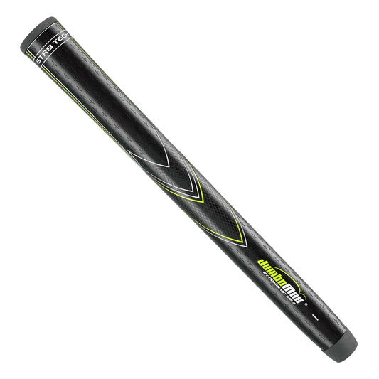 JumboMax STR8 Tech® Non-Tapered Counter Balanced golf grip featuring ultra-tacky design and counterbalanced stability.