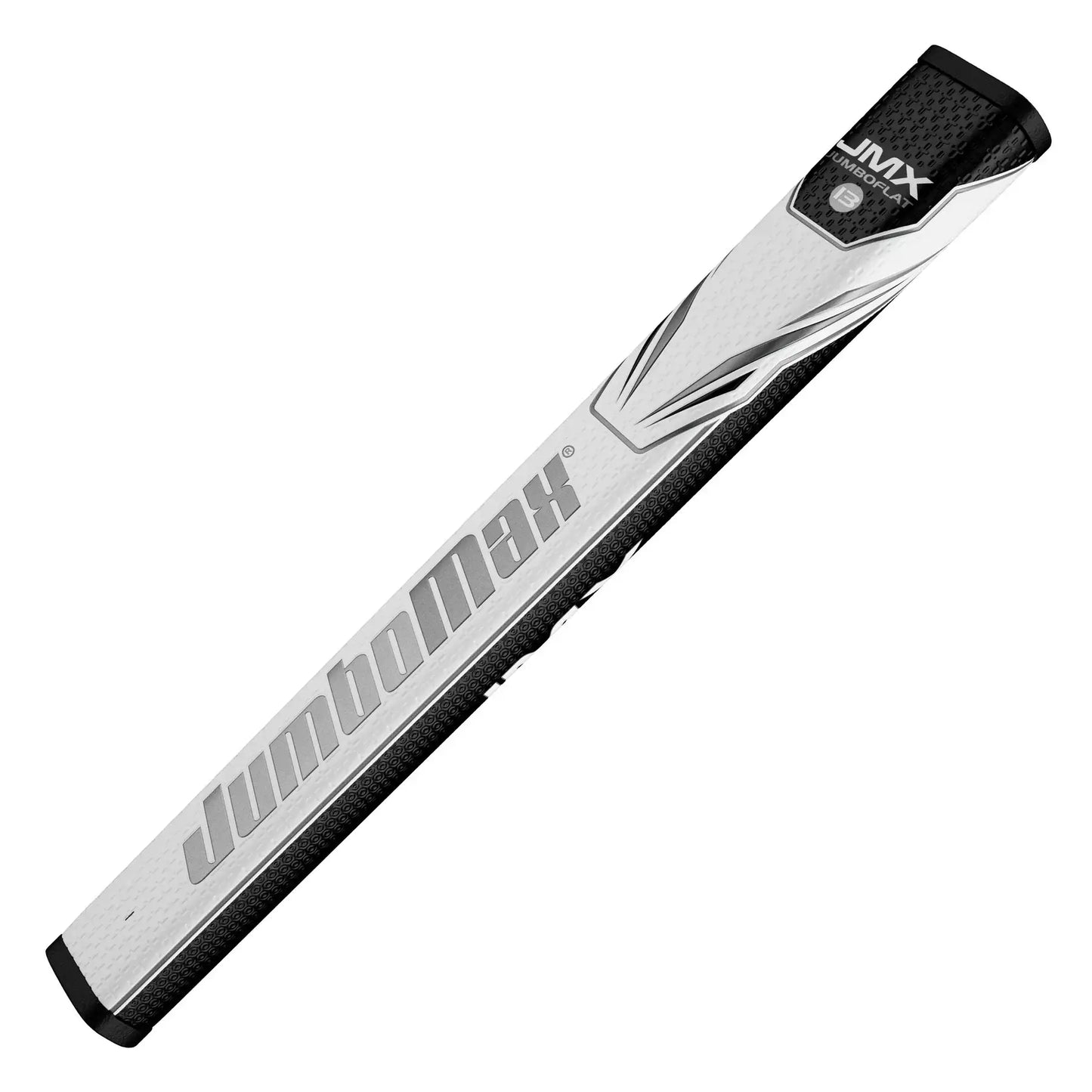 JumboMax JMX JumboFlat™ 13 Putter Grip, extended length, counterbalance, superwide flat surface for stability.
