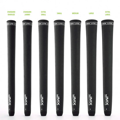 JumboMax JMX Zen Lite® grip sizes including standard, jumbo, small, medium, large, and extra large.