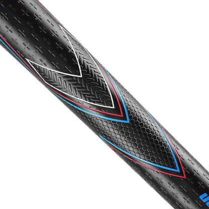 Close-up of JumboMax JMX UltraLite™ grip showcasing tri-texture design and ultra-light construction.