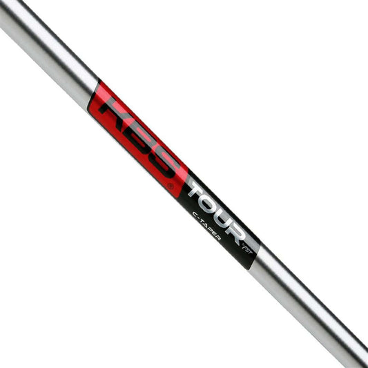 KBS C-Taper Iron Shaft showcasing low launch and spin with signature feel, suitable for precision shot control.