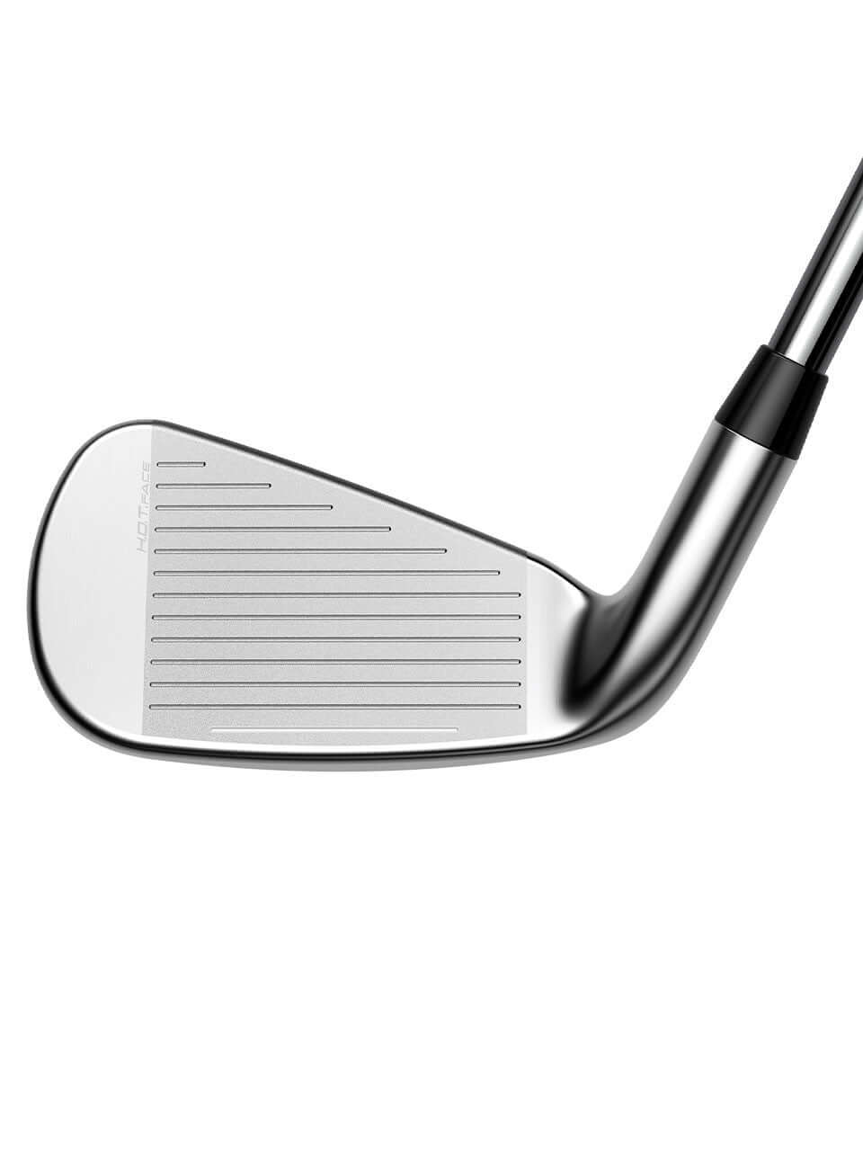KING Irons close-up showing the clubface with grooves designed for optimal performance and distance.