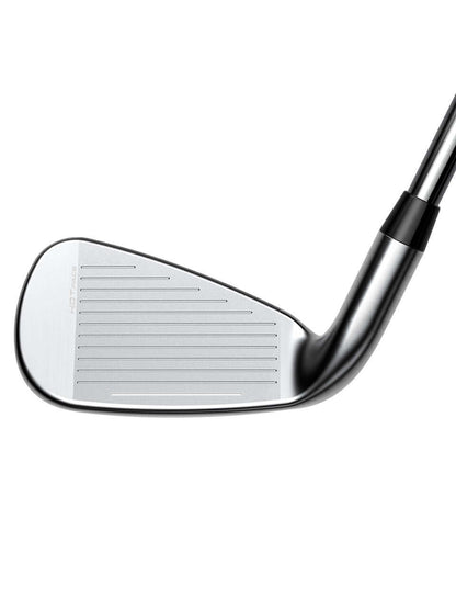 KING MAX Irons close-up image showcasing the sleek clubface design and advanced engineering features.