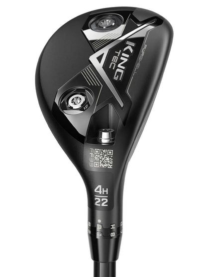 KING TEC Hybrid showcasing sleek design with adjustable features for precision and power in golf.