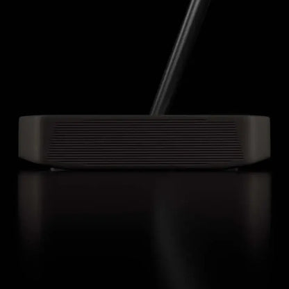 Bottom view of L.A.B. Golf DF3 Stock Putter showcasing its sleek design and unique face texture.
