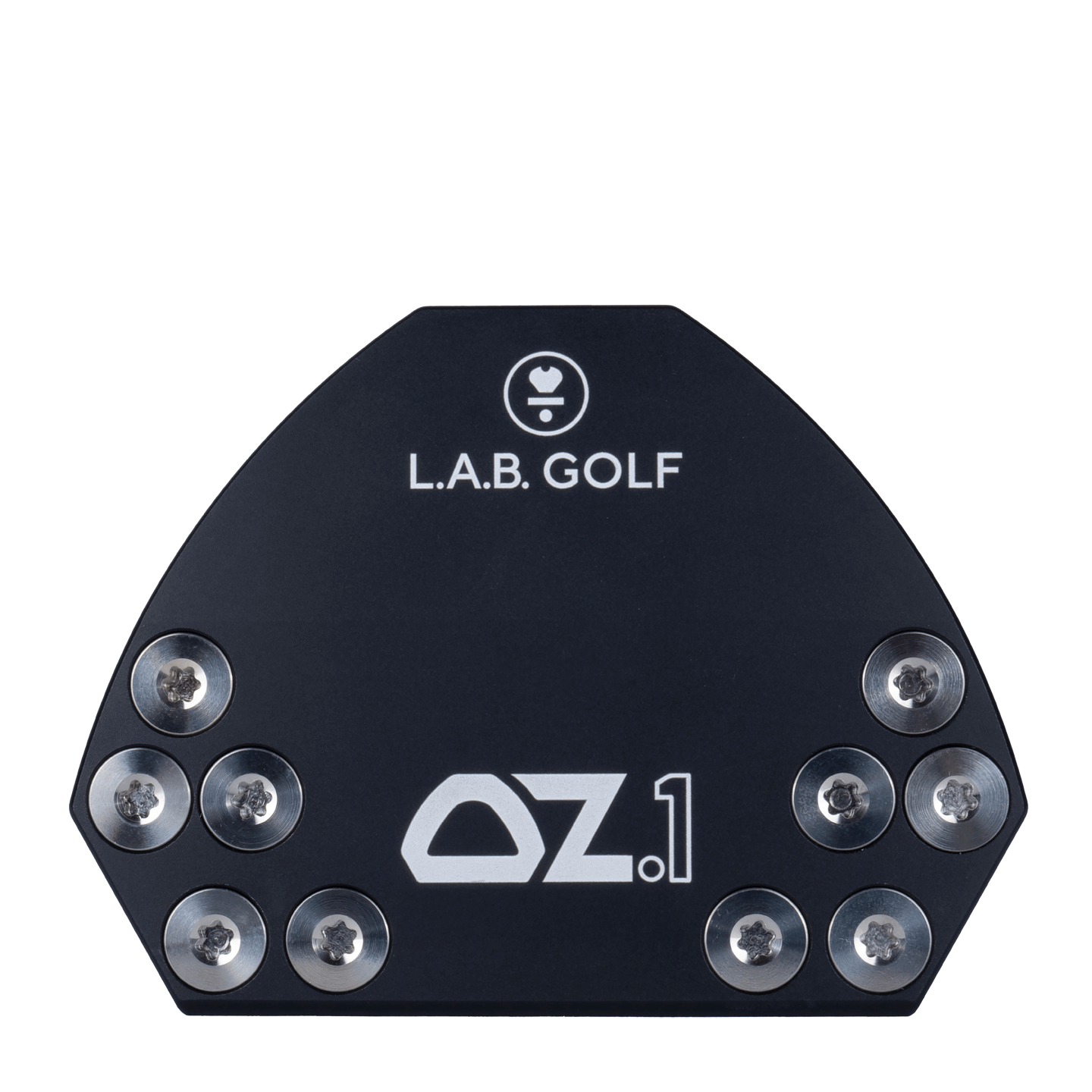 L.A.B. Golf OZ.1 Custom Putter top view showcasing its unique design and craftsmanship.
