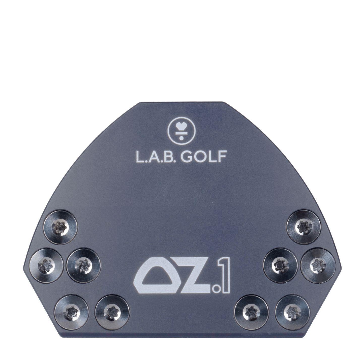 L.A.B. Golf OZ.1 Custom Putter head showcasing aluminum construction and tour-inspired design.