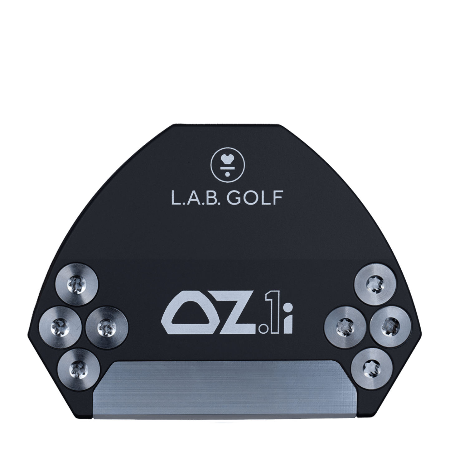 L.A.B. Golf OZ.1i Custom Putter head featuring a sleek design with adjustable weights and a stainless steel face insert.