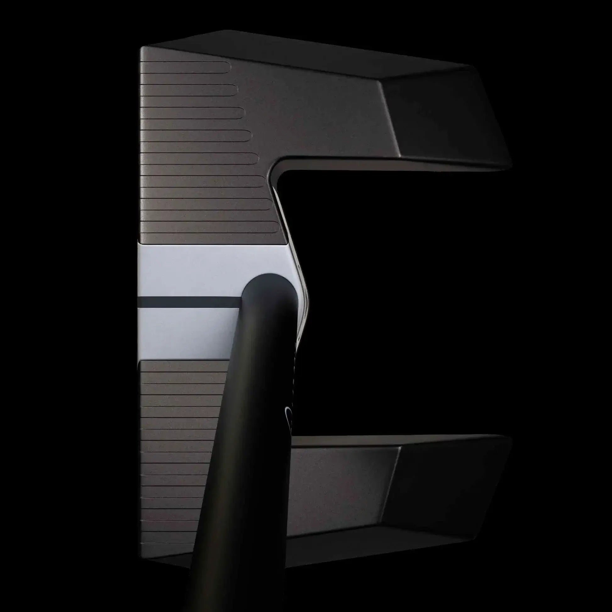 Close-up of L.A.B. MEZZ.1 MAX Stock Putter showcasing its sleek CNC machined design and stability features.