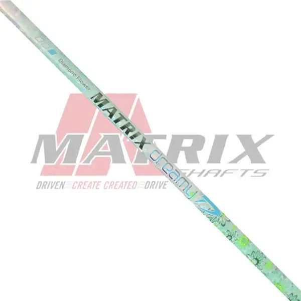 MATRIX Dreamy Series Wood Shaft featuring a lightweight design and floral graphics for enhanced performance.