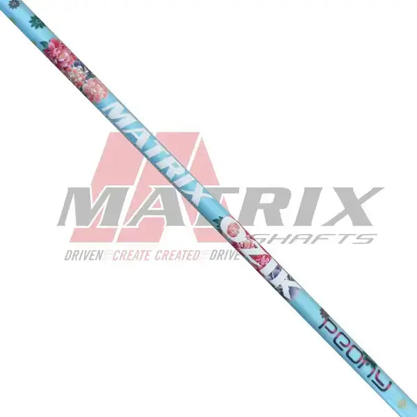 MATRIX Peony Series Wood Shaft showcasing vibrant floral design and quality craftsmanship.