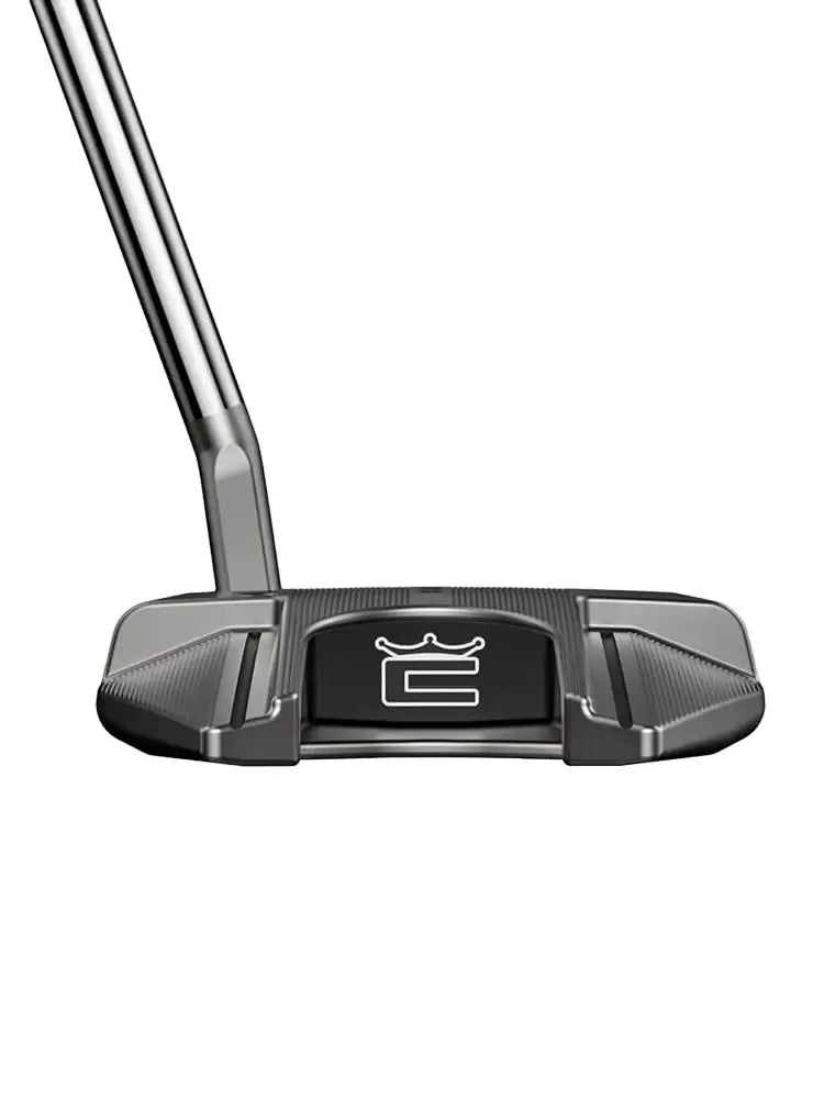 MIM Putter - Nova 30 showcased from above, featuring a compact fang-style mallet and modern design.