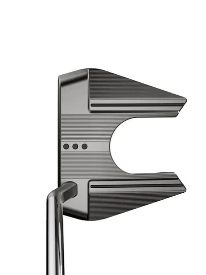 MIM Putter - Nova 30 side view showcasing the compact fang-style mallet and sleek design features.