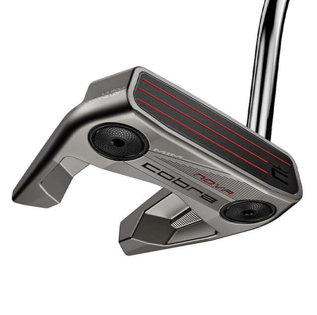 MIM Putter - Nova showing a fang-style mallet design with a Pebax insert for improved feel and stability.