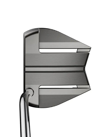 MIM Putter - Stingray close-up image showcasing the unique design and features of the rounded mallet putter.