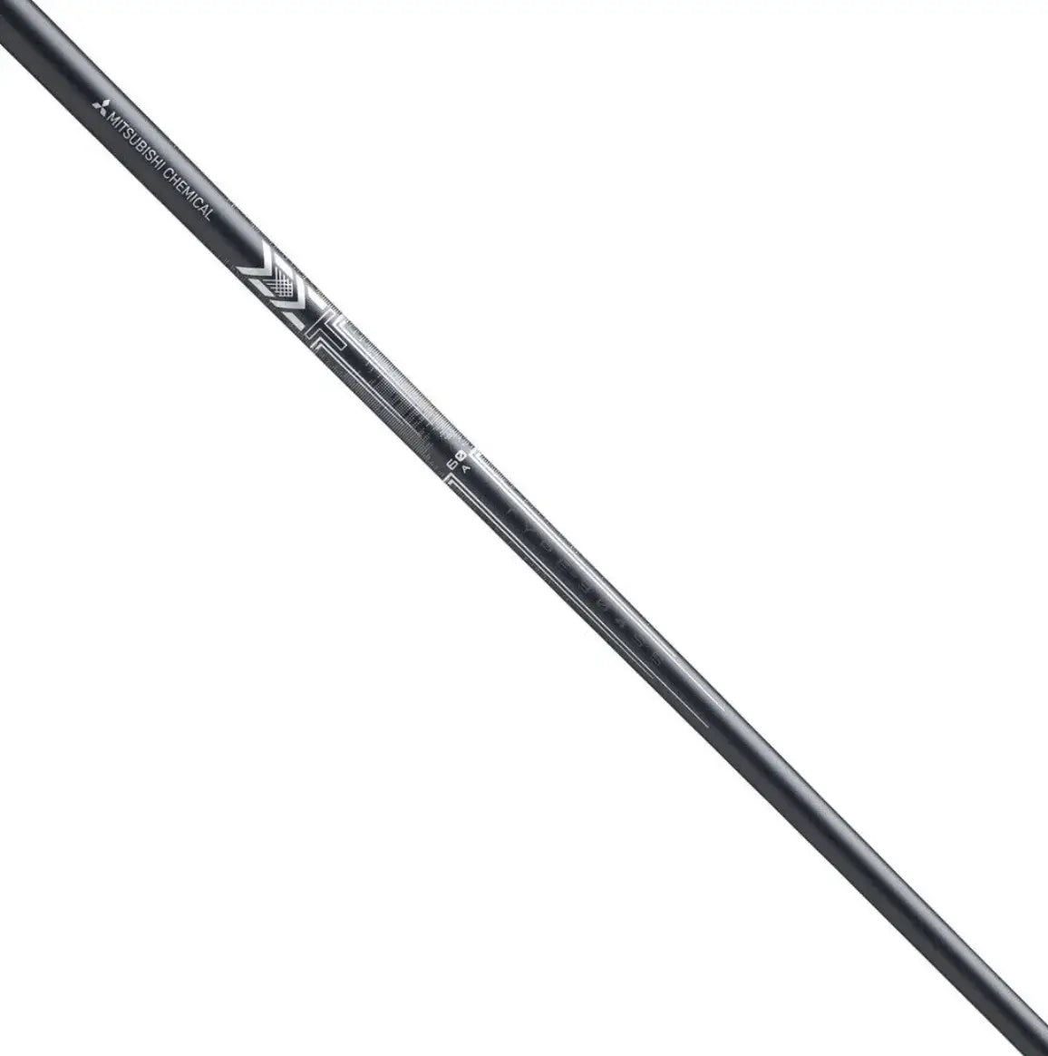 Mitsubishi MMT Taper Iron Shaft .355 with glossy finish and Metal Mesh for enhanced stability in golf.