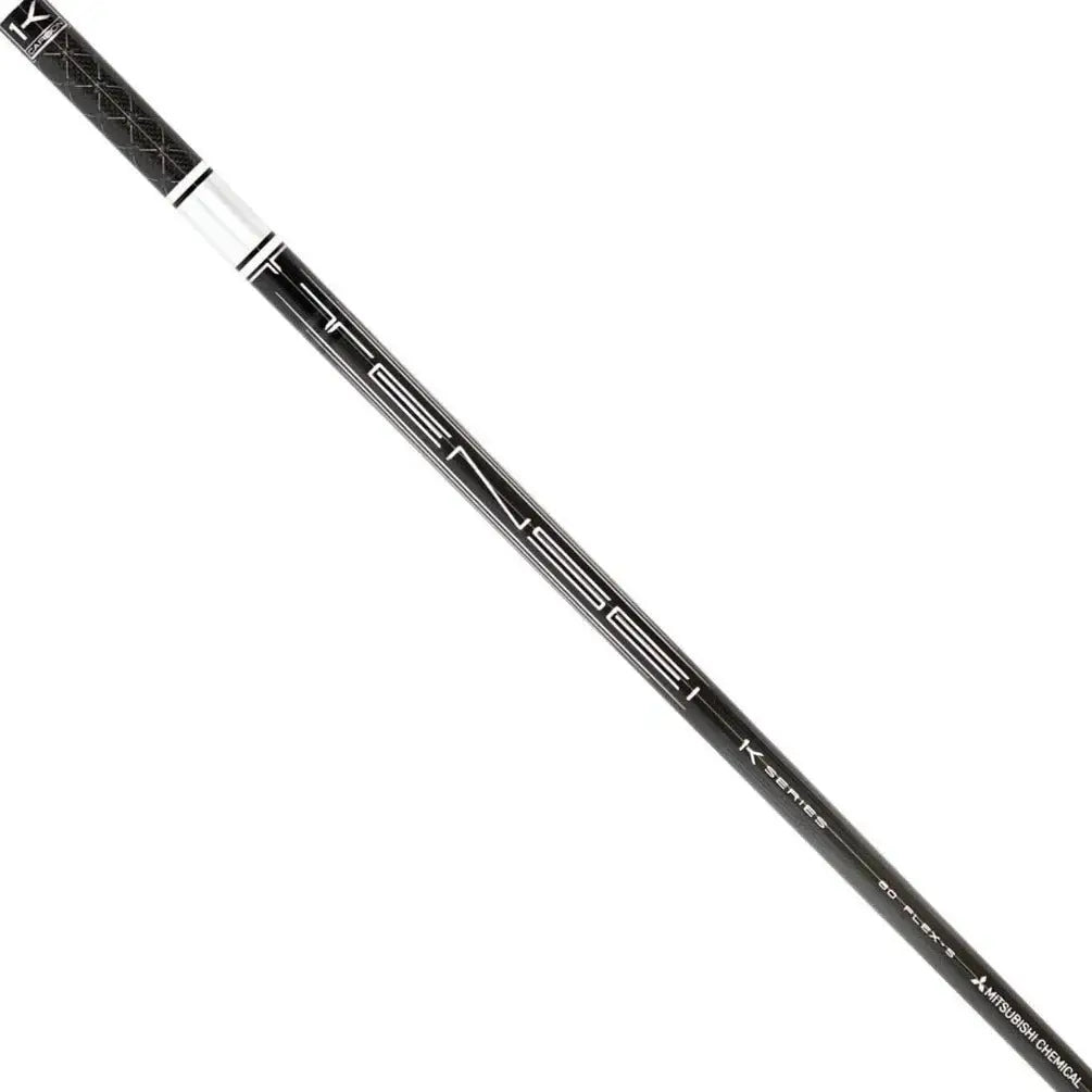 Mitsubishi TENSEI 1K Pro White Wood Shaft with free adapter and grip, designed for low launch and low spin performance.