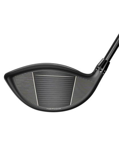OPTM X Driver club face showcasing the low-spin design and optimized performance features.
