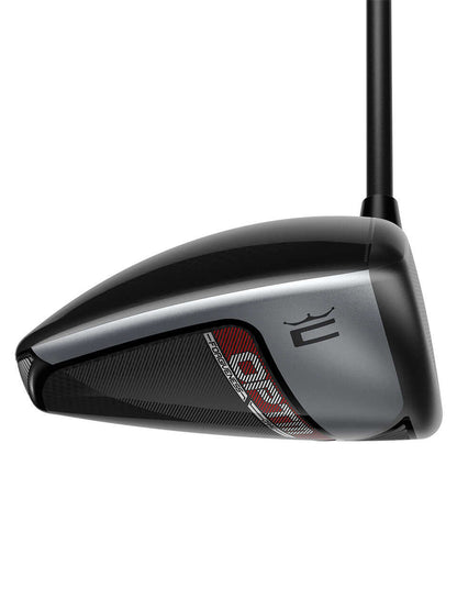 Close-up of OPTM MAX-D Driver showcasing its innovative design for slice correction and enhanced ball flight.