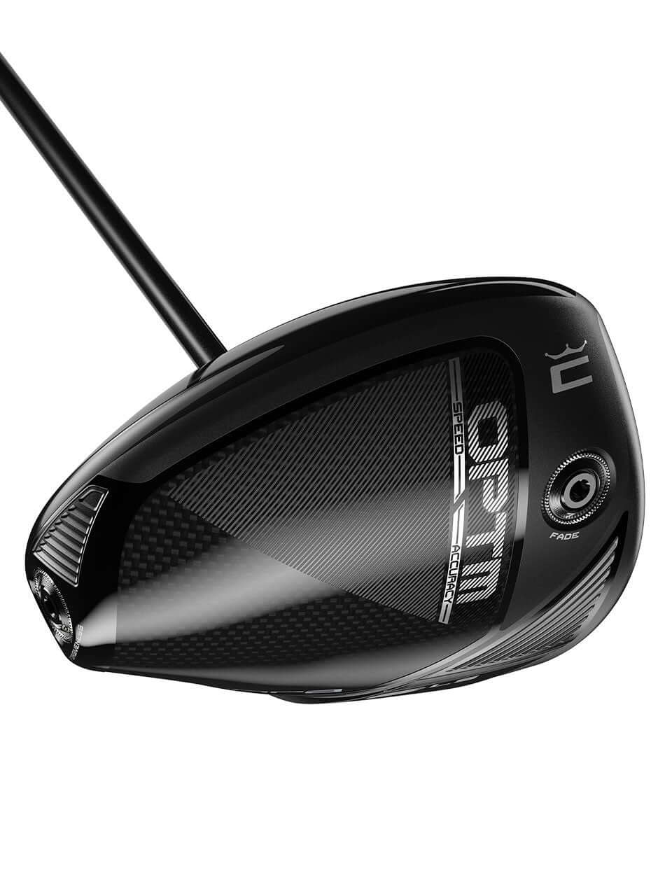 Close-up of the OPTM LS Driver showcasing its sleek design and advanced technology for optimal performance.