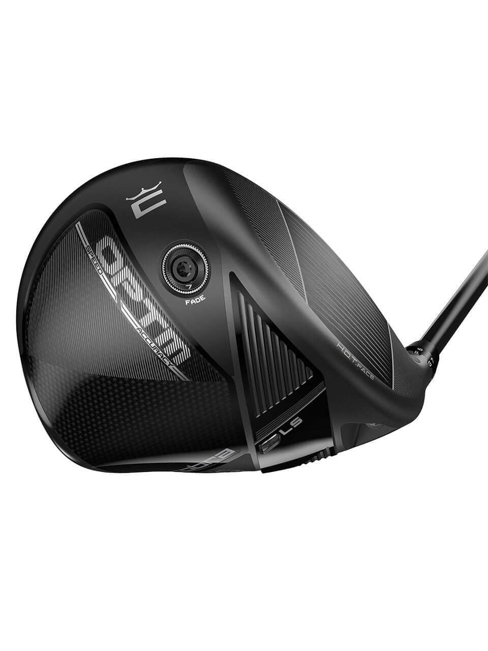 Close-up of the OPTM LS Driver showcasing its sleek design and advanced technology for precision and speed.