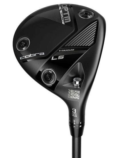 OPTM LS Titanium Fairway golf club head showcasing advanced design for speed and control.