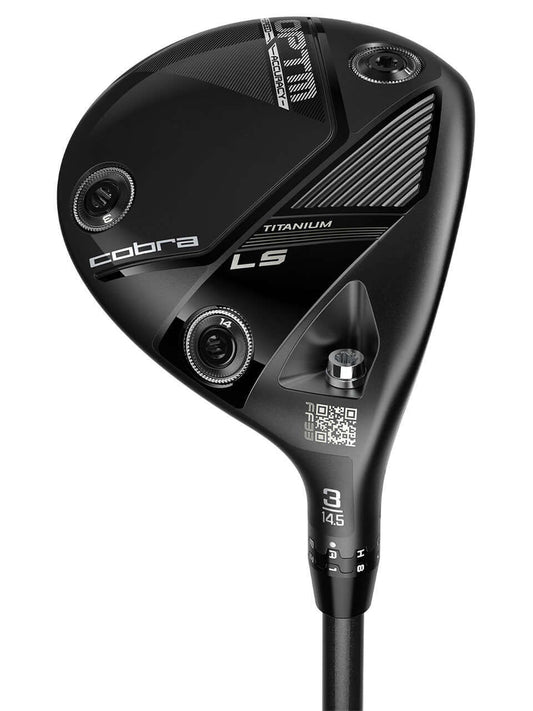 OPTM LS Titanium Fairway golf club head showcasing advanced design for speed and control.