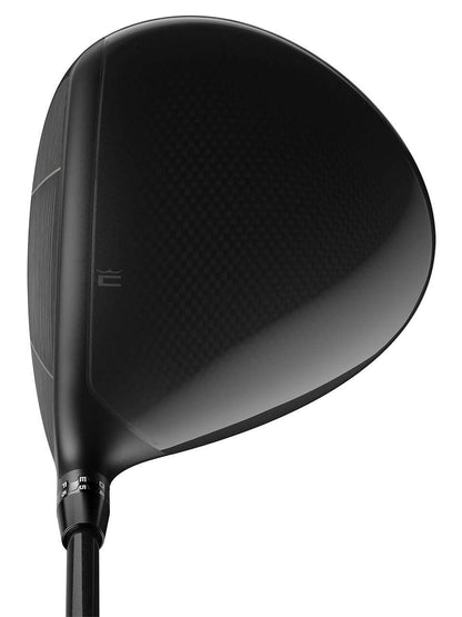 Top view of the OPTM MAX-K Driver showcasing its optimized shape and sleek design.