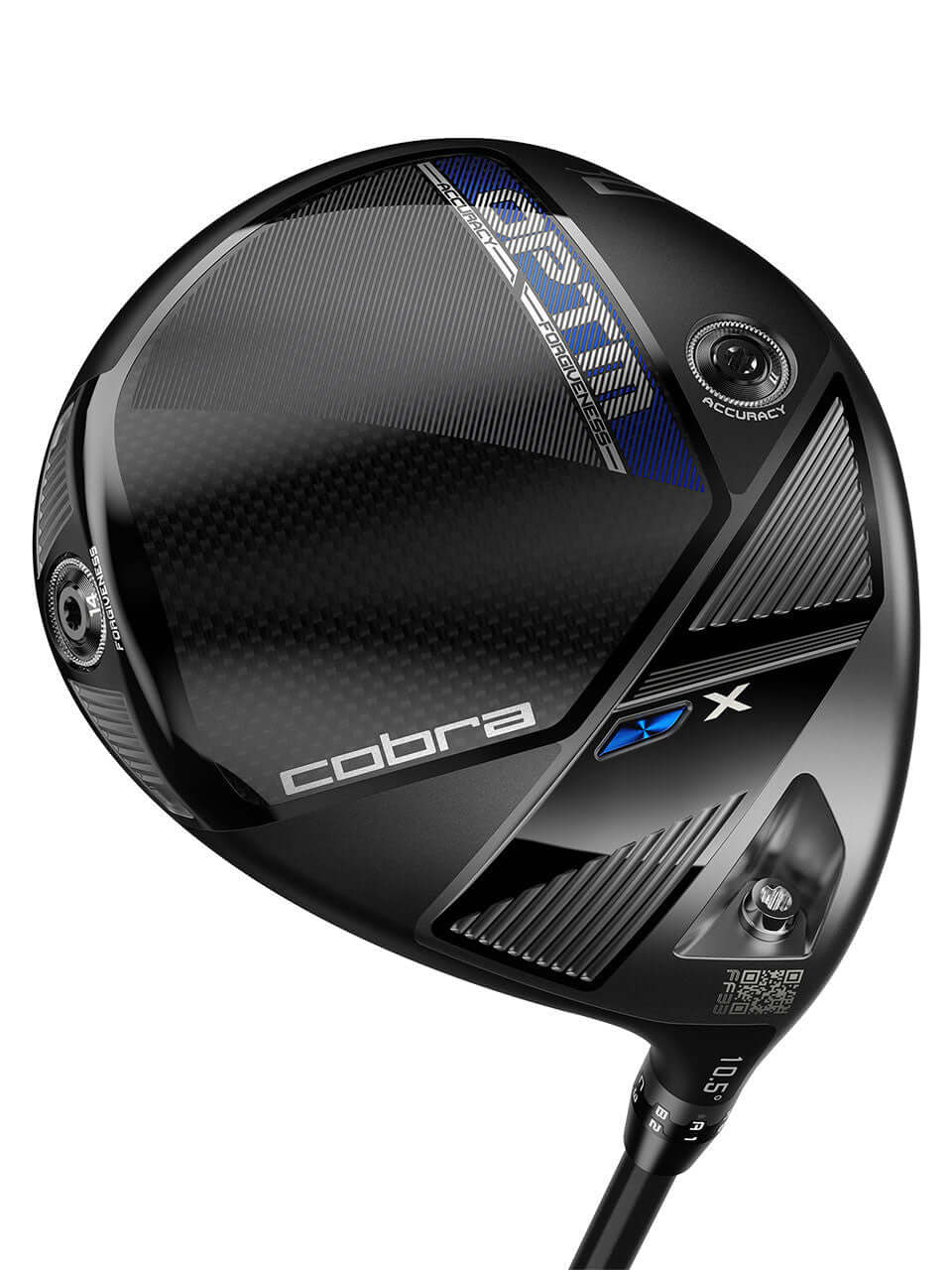 OPTM X Driver featuring a sleek black design and advanced technology for enhanced speed and accuracy.