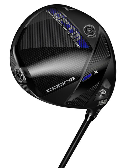 Image of the OPTM X Driver featuring a sleek carbon design with optimized MOI for enhanced performance.
