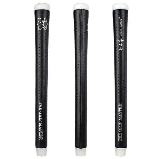 ROO Tour Edition Swinger Grip in black and white, made from premium kangaroo leather for superior comfort and performance.