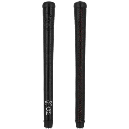 Premium Cabretta leather laced grips featuring a unique tacky feel by The Grip Master for enhanced performance.