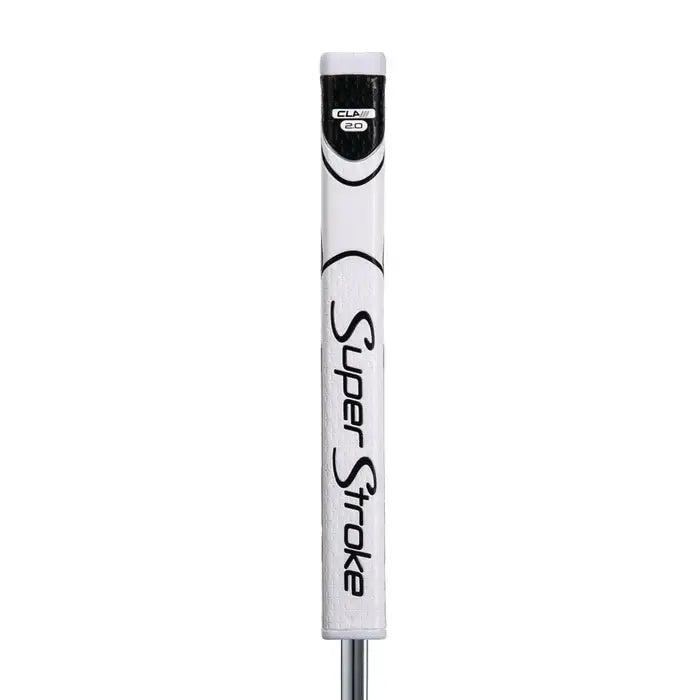 SuperStroke Zenergy Claw putter grip featuring a pistol-style top for enhanced upper hand lock and flat sides for versatility.