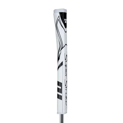 SuperStroke Zenergy Claw Putter Grip in white, designed for enhanced control and precision in putting.
