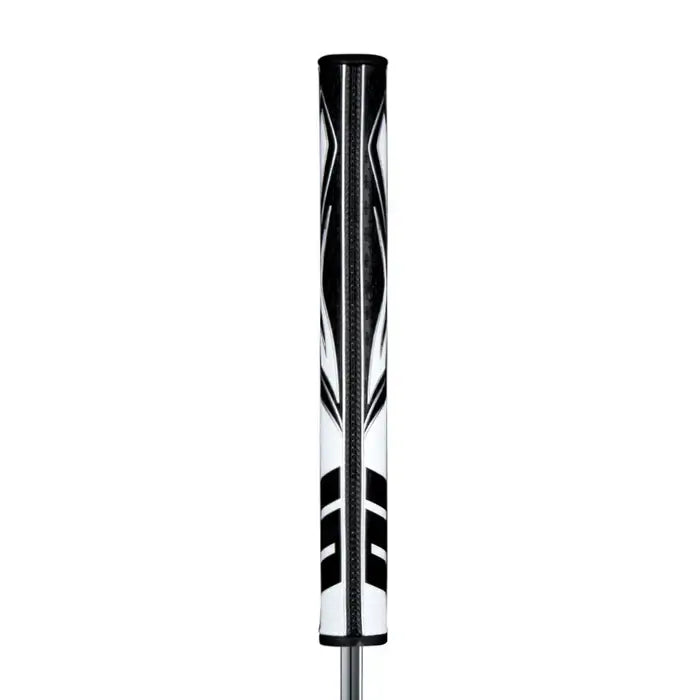 SuperStroke Zenergy Flatso putter grip featuring distinct pentagonal design and multi-zone texturing.