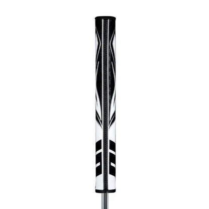 SuperStroke Zenergy Flatso putter grip featuring distinct pentagonal design and multi-zone texturing.