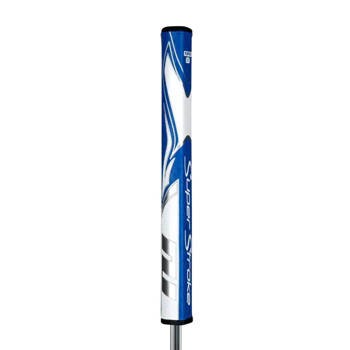 SuperStroke Zenergy Flatso putter grip showcasing its distinctive pentagonal shape and multi-zone texture.