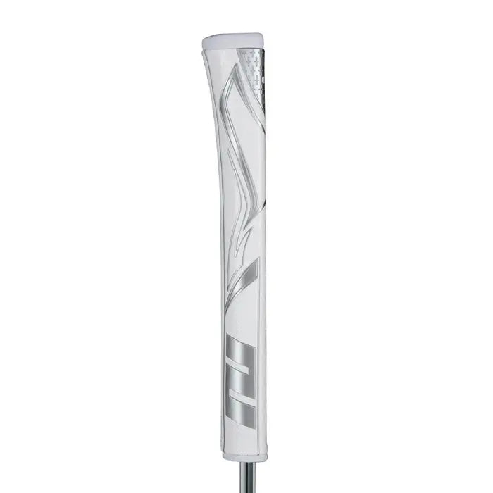 SuperStroke Zenergy Pistol putter grip featuring modern design and No Taper Technology for consistent performance.