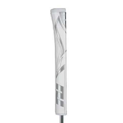 SuperStroke Zenergy Pistol putter grip featuring modern design and No Taper Technology for consistent performance.