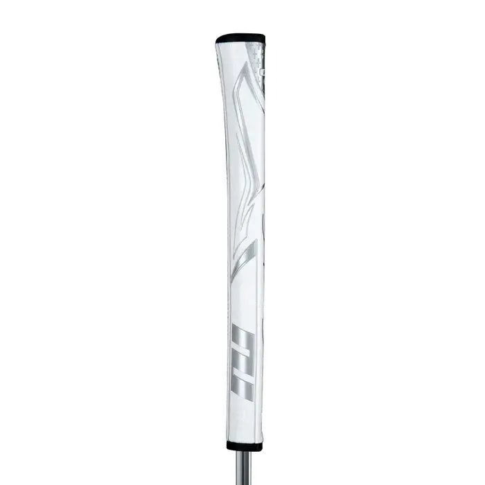 SuperStroke Zenergy Pistol putter grip featuring modern design and No Taper Technology for improved grip and stroke consistency.