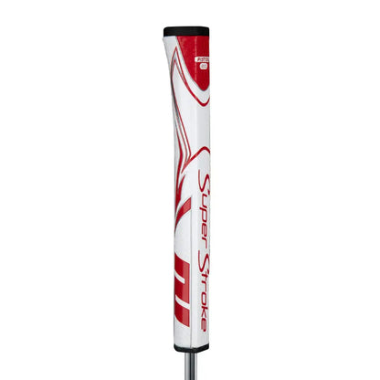 SuperStroke Zenergy Pistol putter grip with modern design and No Taper Technology for better grip pressure and consistency.