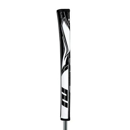 SuperStroke Zenergy Pistol putter grip featuring No Taper Technology for consistent grip pressure and improved stroke.