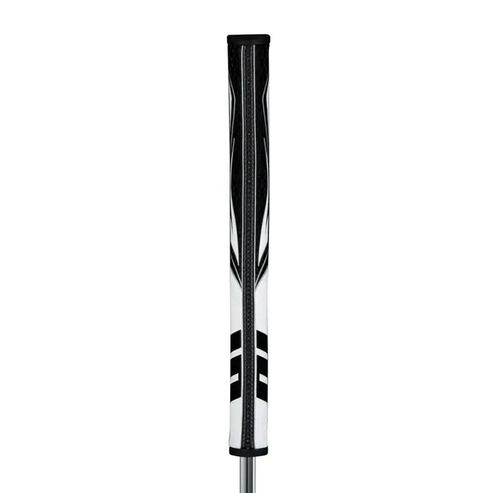 SuperStroke Zenergy Pistol putter grip with modern design and no taper technology for enhanced grip consistency.
