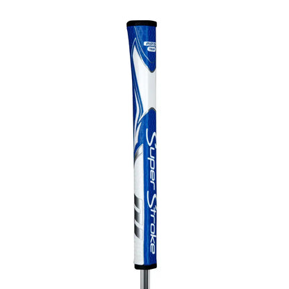 SuperStroke Zenergy Pistol putter grip featuring modern design and no taper technology for improved grip and stroke consistency.