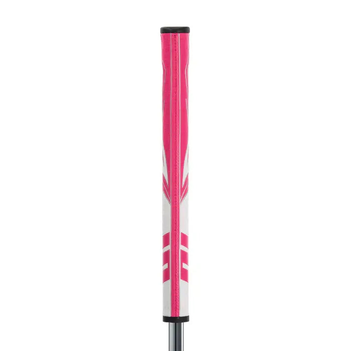 SuperStroke Zenergy Pistol Putter Grip in pink with modern design for improved grip and consistency.