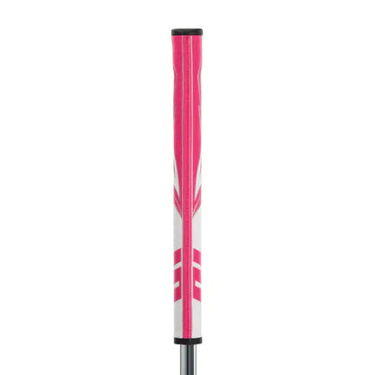 SuperStroke Zenergy Pistol Putter Grip in pink with modern design for improved grip and consistency.