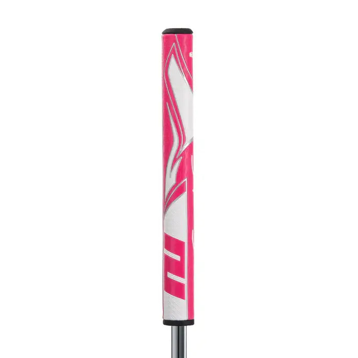 SuperStroke Zenergy Tour 2.0 Putter Grip in vibrant pink, designed for a consistent stroke and minimal grip pressure.