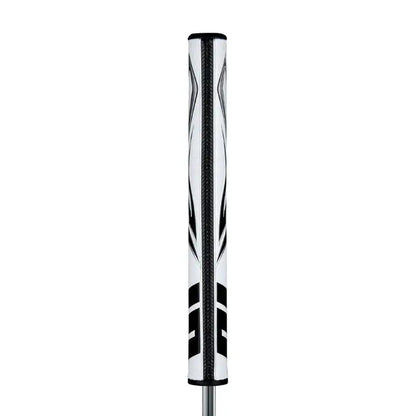 SuperStroke Zenergy Tour 2.0 putter grip with a black and white design for improved stroke consistency.
