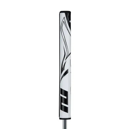 SuperStroke Zenergy Tour 2.0 putter grip featuring a sleek white and black design for optimal performance.