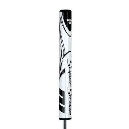 SuperStroke Zenergy Tour 2.0 Putter Grip in white, designed for a consistent stroke and minimal grip pressure.